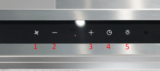 Bảng điều khiển máy hút mùi Malloca ZETA K1573