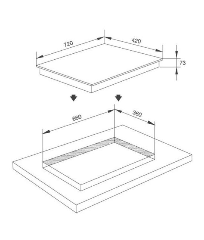 Thiết kế của Bếp gas Malloca AS 9202