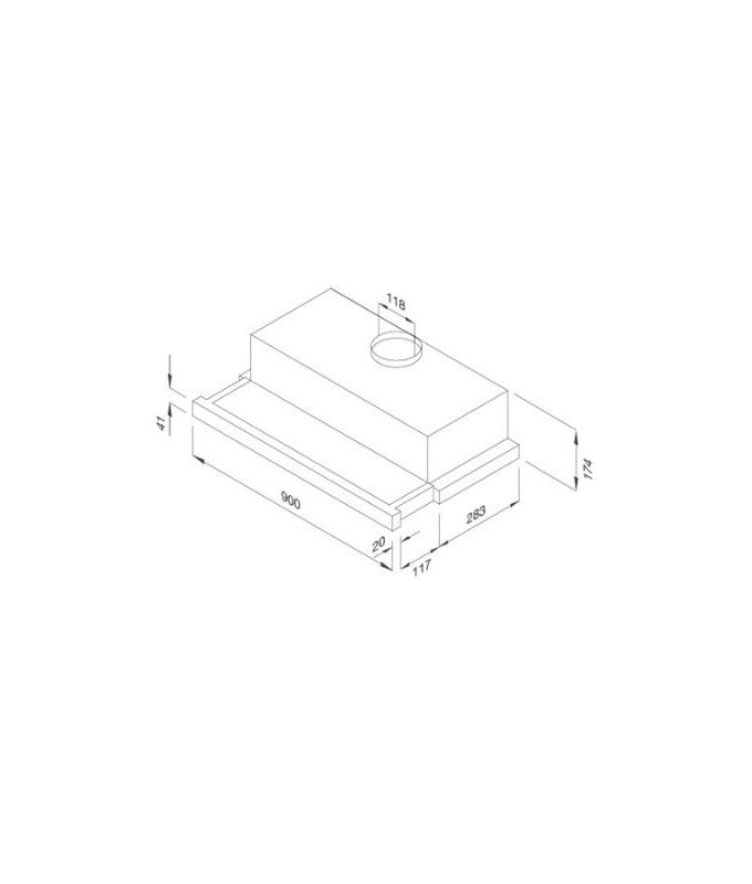 Thiết kế của Máy hút mùi Malloca âm tủ K1509