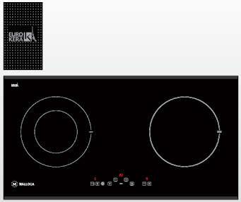 Bếp từ kết hợp hồng ngoại Malloca MH-02IR D