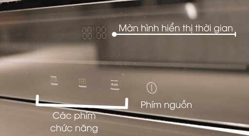 Bảng điều khiển máy sấy bát Malloca MSC-1005 lắp âm