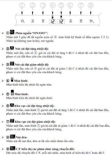 Hướng dẫn điều chỉnh nhiệt độ bảo quản thích hợp