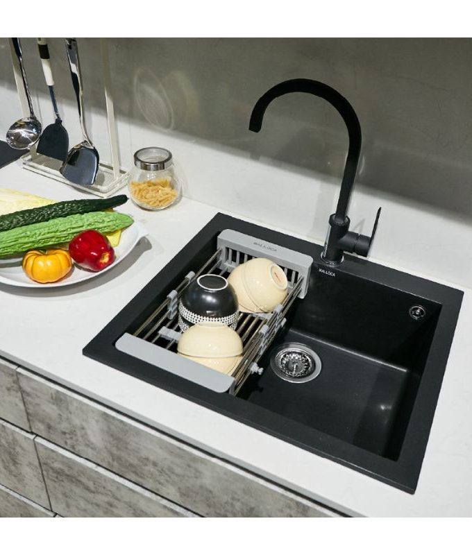 Chậu rửa bát Malloca NERO K-10540