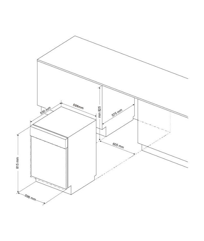 thông số kỹ thuật của Máy rửa bát Malloca WQP12-J7713FB