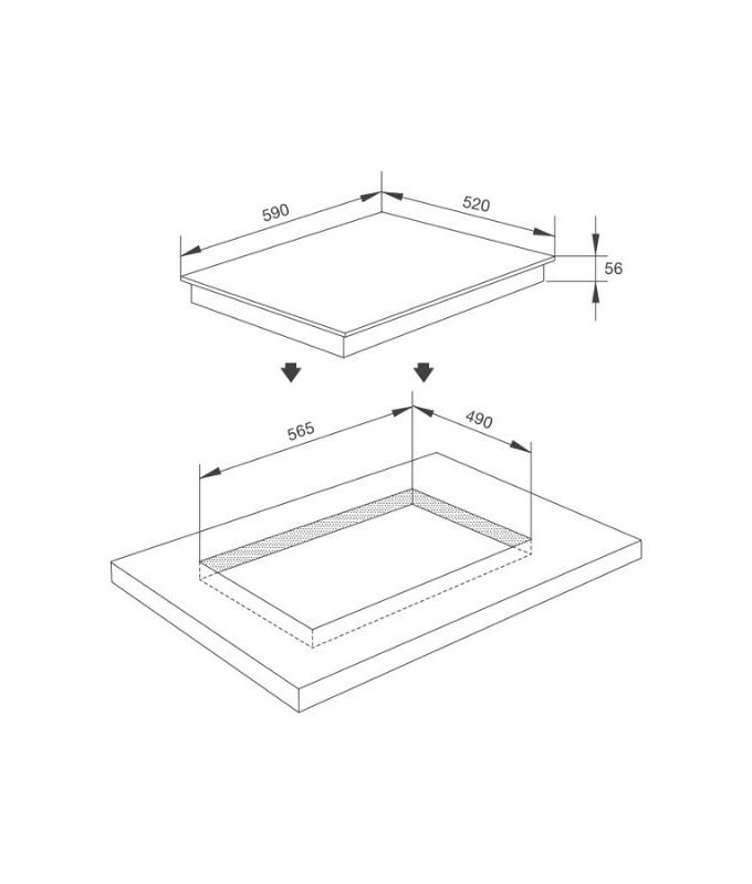 Thiết kế của Bếp từ Malloca MH-5903 I