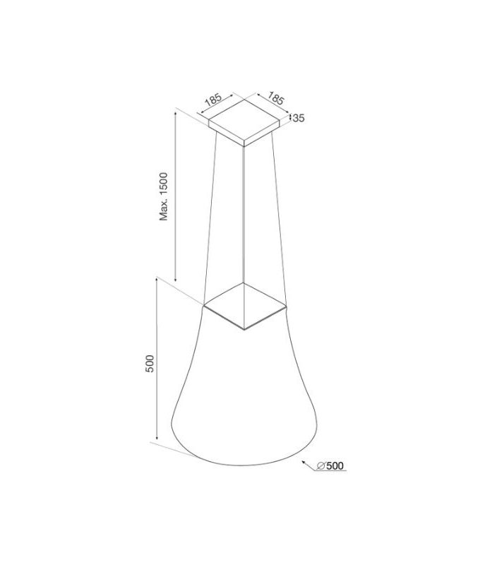 Thiết kế của Máy hút mùi Malloca ADEL P-3810