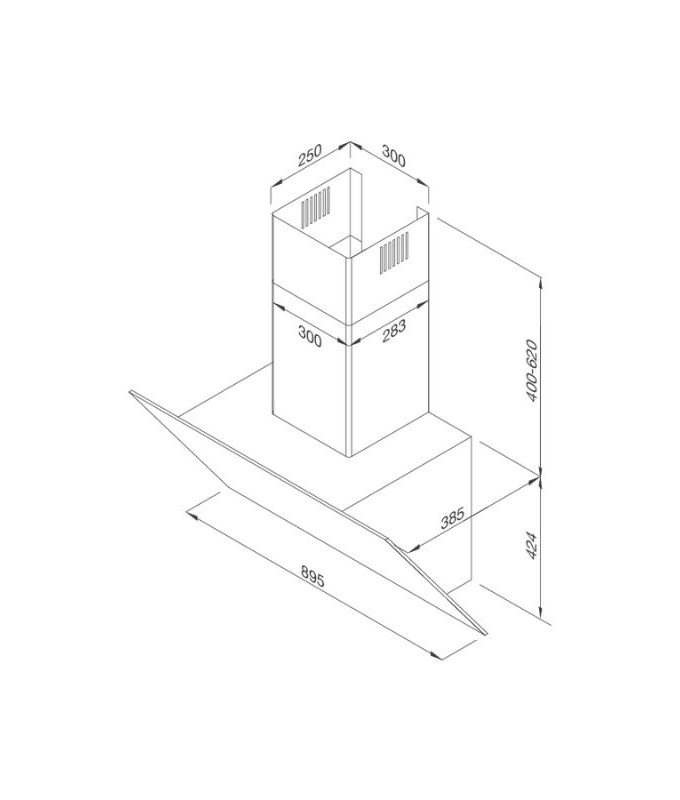 Thiết kế của Máy hút mùi Malloca MC 9086HS