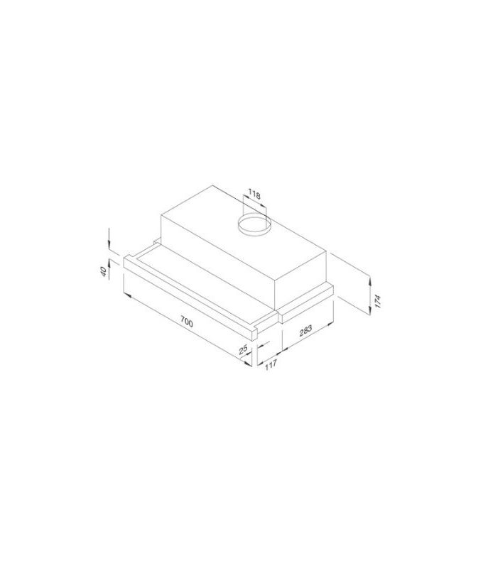 Thiết kế của Máy hút mùi Malloca K1507 TC