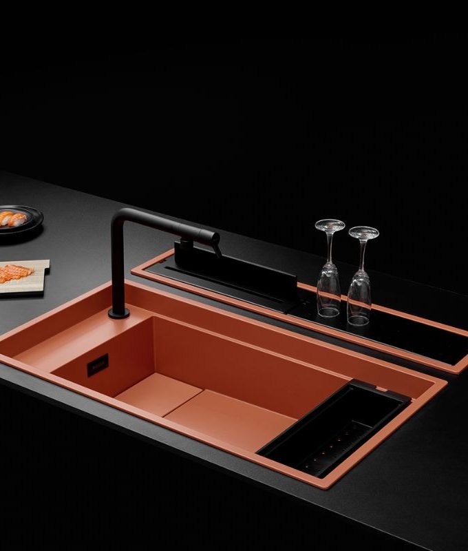 Chậu rửa bát đá Malloca